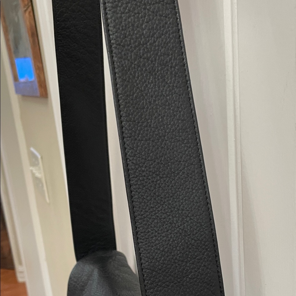 🌺THE SAK Black Leather Crossbody Messenger Bag - Picture 4 of 9
